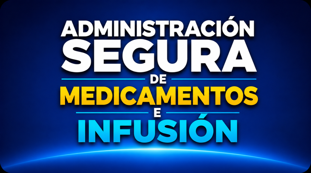 Administración segura de medicamentos e infusión
